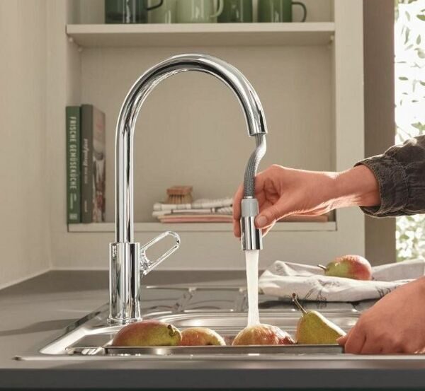 Смеситель для кухни GROHE BauFlow однорычажный, хром (30549000)