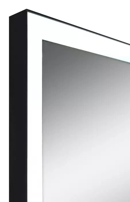 Зеркало Континент Frame Black LED 1200х700
