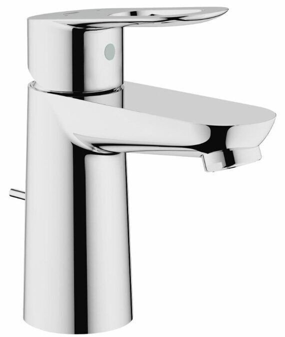 Смеситель для раковины GROHE BauLoop с донным клапаном, хром (23335000)