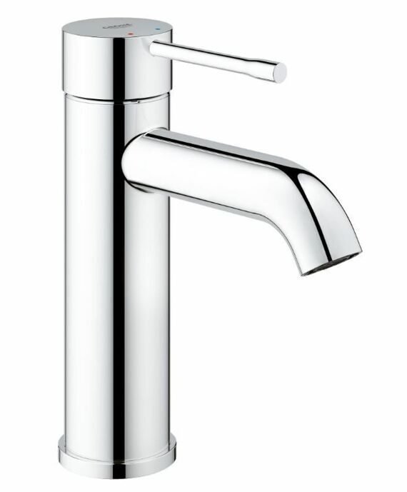 Смеситель для раковины GROHE Essence, с низким изливом, хром (23590001)