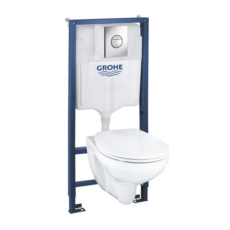 Система инсталляции для унитаза GROHE Solido Набор 4 в1, 39499000