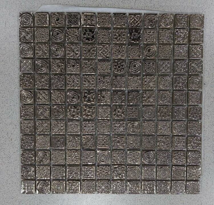 Мозаика Cifre Ceramica Camaiore flower mosaico 30x30 Испания