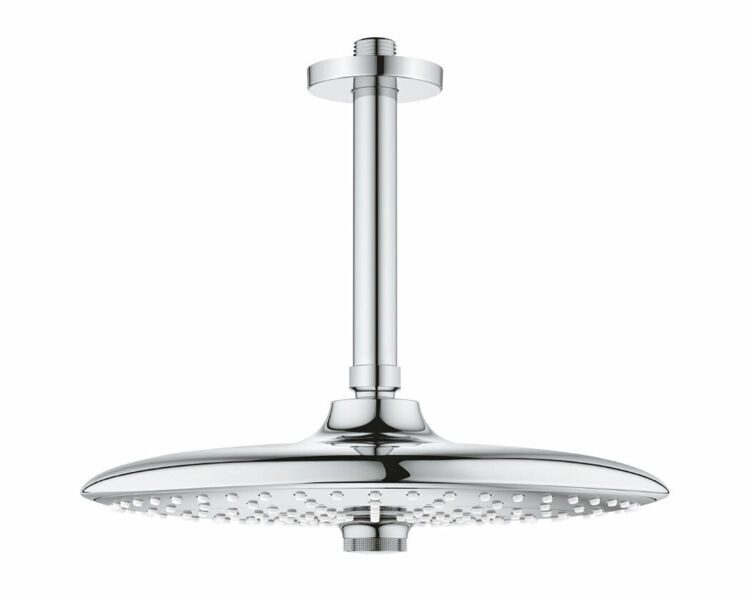 Верхний душ GROHE Euphoria 260 SmartControl с потолочным душевым кронштейном 142 мм